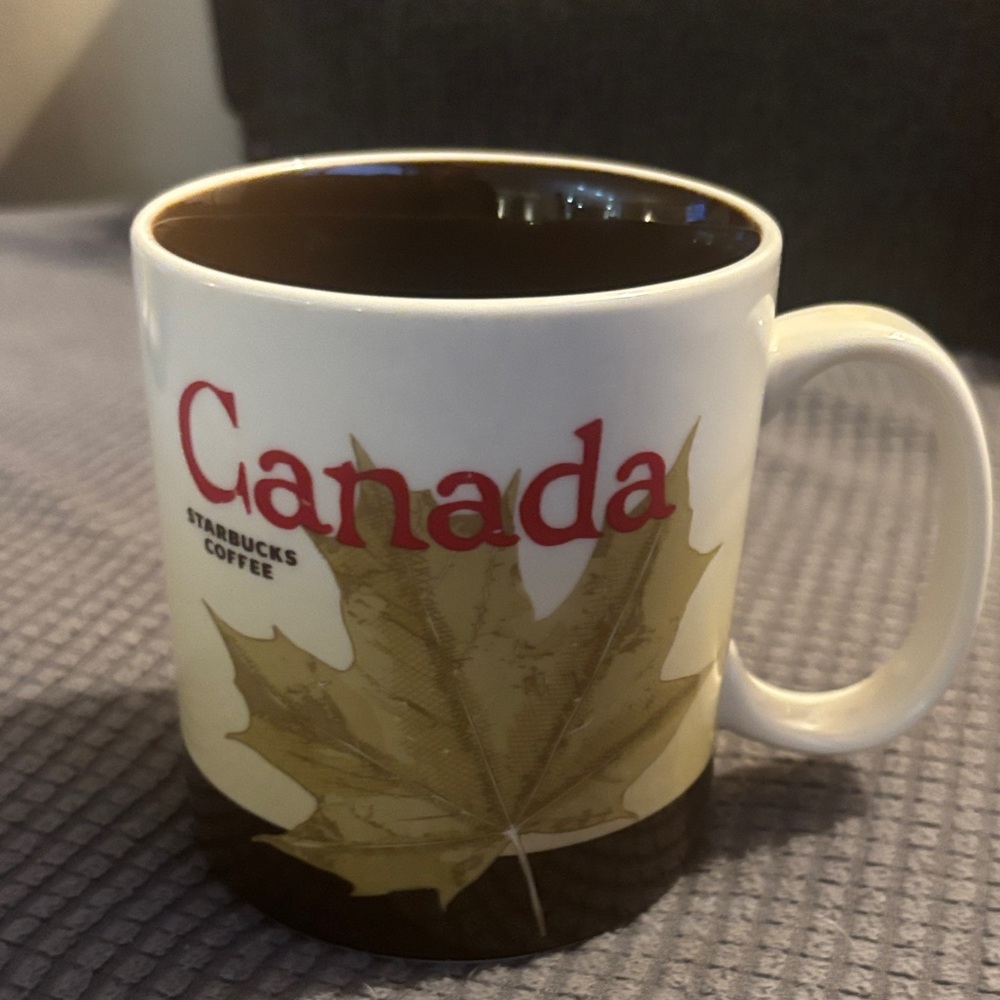 Starbucks Canada Mug - White and Tan